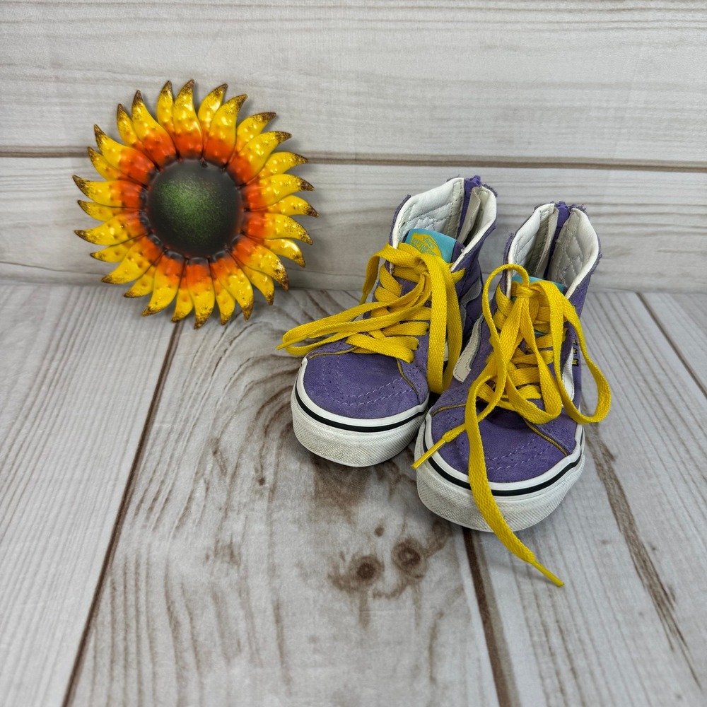Vans Sk8 Hi Zip Lisa Simpson For President Kids Sneakers 10.5C